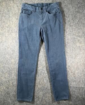 Brooks Brothers Slim Fit Corduroy Pants / Men's 32x32 /Blue Cotton Stretch 42835